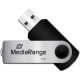 USB флеш накопичувач Mediarange 16GB Black/Silver USB 2.0 (MR910)