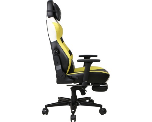 Крісло ігрове 1stPlayer Duke Black-White-Yellow (Duke BlackWhiteYellow)