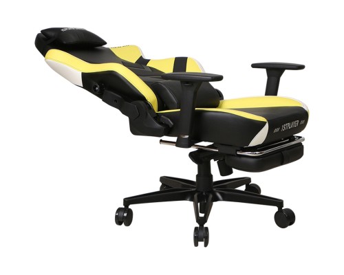 Крісло ігрове 1stPlayer Duke Black-White-Yellow (Duke BlackWhiteYellow)