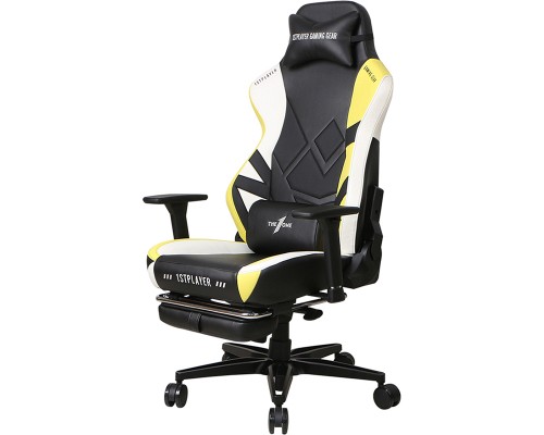 Крісло ігрове 1stPlayer Duke Black-White-Yellow (Duke BlackWhiteYellow)