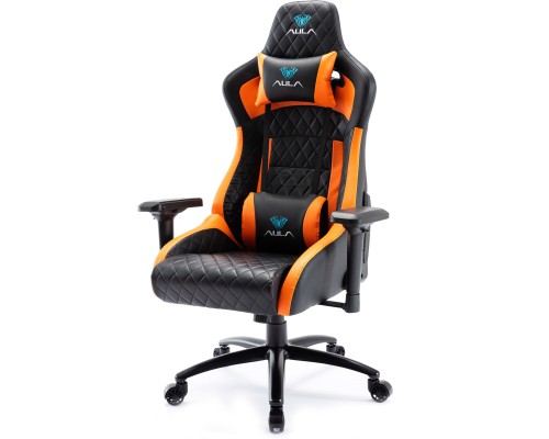 Крісло ігрове Aula F1031 Gaming Chair Black/Orange (6948391286211)