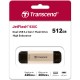 USB флеш накопичувач Transcend 512GB JetFlash 930C Gold-Black USB 3.2/Type-C (TS512GJF930C)
