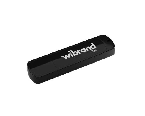 USB флеш накопичувач Wibrand 32GB Grizzly Black USB 2.0 (WI2.0/GR32P3B)