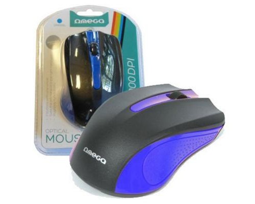 Мишка Omega OM-05BL optical blue (OM05BL)