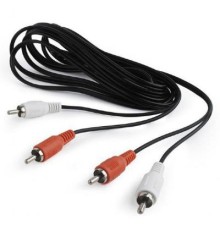 Кабель мультимедійний 2RCA to 2RCA 7.5m Cablexpert (CCA-2R2R-7.5M)