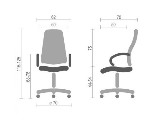 Крісло ігрове Аклас Блиц PL TILT Черное (07354)