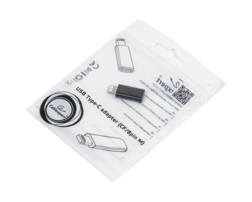 Перехідник USB Lightning (Type-C USB розетка) Cablexpert (A-USB-CF8PM-01)