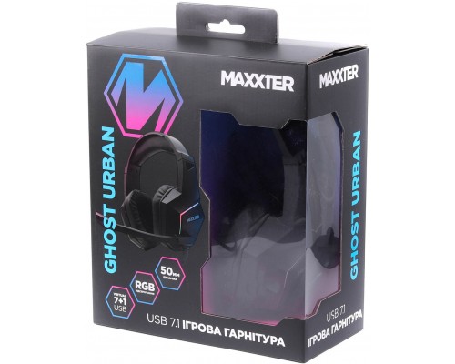 Навушники Maxxter Ghost Urban Black