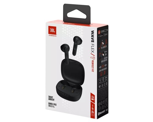 Навушники JBL Wave Flex TWS Black (JBLWFLEXBLK)