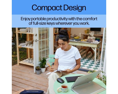 Клавіатура HP 350 Compact Multi-Device Bluetooth UA Black (692S8AA)