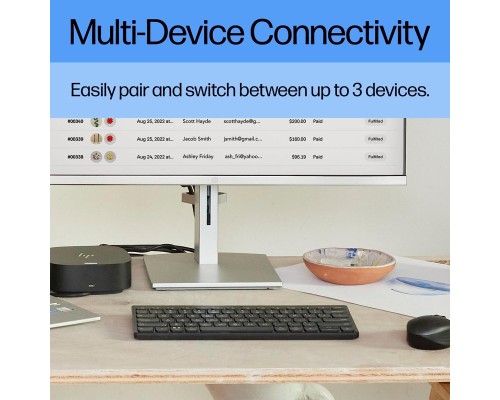 Клавіатура HP 350 Compact Multi-Device Bluetooth UA Black (692S8AA)