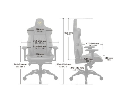 Крісло ігрове Cougar Armor EVO