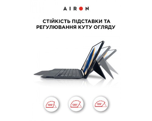 Чохол до планшета AirOn Premium Samsung Galaxy Tab A8 10.5 X200 (2022) with Keyboard (4822352781097)