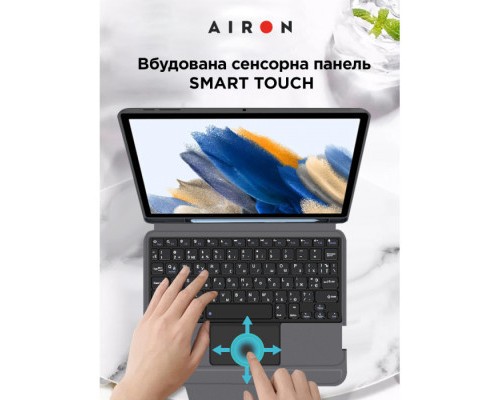 Чохол до планшета AirOn Premium Samsung Galaxy Tab A8 10.5 X200 (2022) with Keyboard (4822352781097)