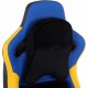 Крісло ігрове GT Racer X-0724 Blue/Yellow