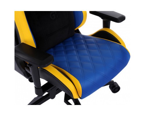 Крісло ігрове GT Racer X-0724 Blue/Yellow
