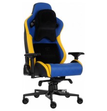 Крісло ігрове GT Racer X-0724 Blue/Yellow