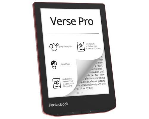 Електронна книга Pocketbook 634 Verse Pro, Passion Red (PB634-3-CIS)