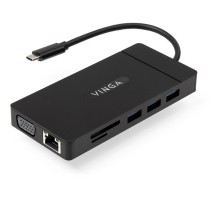 Концентратор Vinga USB-C 3.1 to VGA+HDMI+RJ45+3xUSB3.0+USB2.0+SD/TF+PD+Audio (VHYC10)