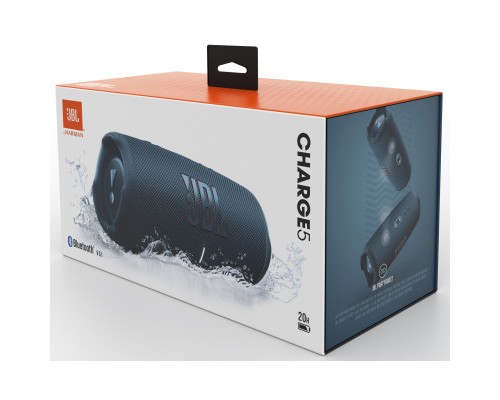 Акустична система JBL Charge 5 Blue + Griffin 20000 mAh (JBLCHARGE5BLUPB)