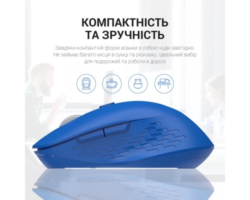 Мишка OfficePro M230C Silent Click Wireless/Bluetooth Blue (M230С)