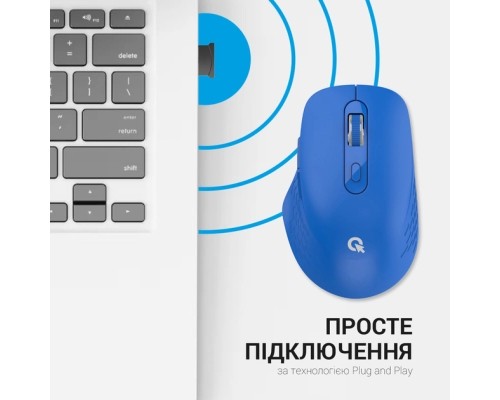 Мишка OfficePro M230C Silent Click Wireless/Bluetooth Blue (M230С)