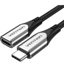 Дата кабель USB-C 3.1 M/F 1.0m 60W (20V/3A) 4K60HZ Thunderbolt 3 Vention (TABHF)