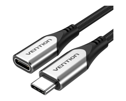 Дата кабель USB-C 3.1 M/F 1.0m 60W (20V/3A) 4K60HZ Thunderbolt 3 Vention (TABHF)