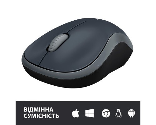 Мишка Logitech M185 swift grey (910-002238)