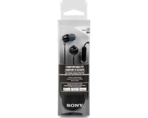 Навушники Sony MDR-EX15AP Black (MDREX15APB.CE7)