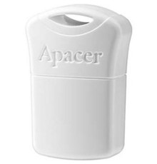 USB флеш накопичувач Apacer 16GB AH116 White USB 2.0 (AP16GAH116W-1)