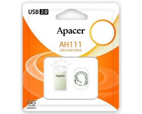 USB флеш накопичувач Apacer 64GB AH111 Crystal USB 2.0 (AP64GAH111CR-1)