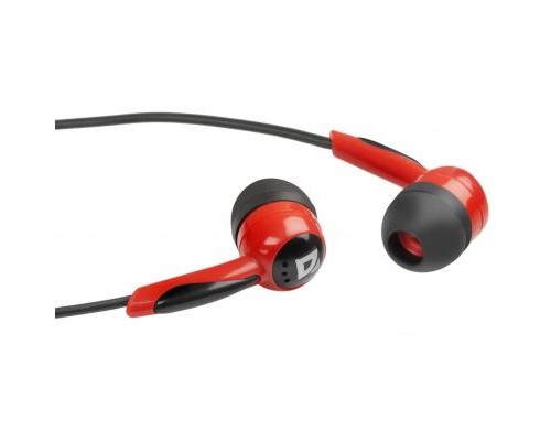 Навушники Defender Basic 604 Black-Red (63605)