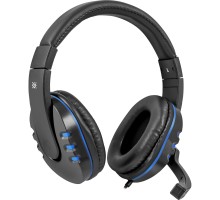 Навушники Defender Warhead G-160 Black-Blue (64118)
