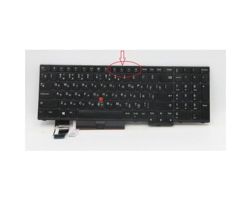 Клавіатура ноутбука Lenovo ThinkPad T15 Gen1/Gen2 черн с черн ТП UA (A46203)