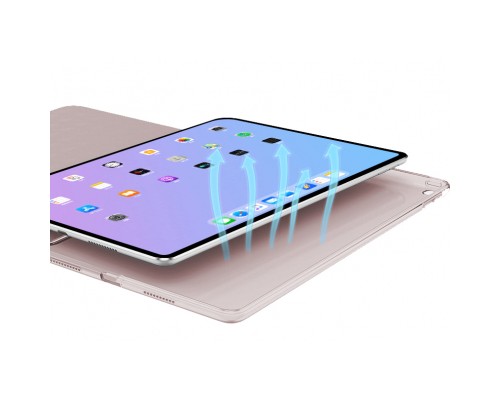 Чохол до планшета BeCover Tri Fold Hard Apple iPad mini 6 2021 Pink (706857)
