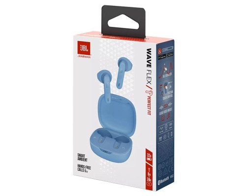Навушники JBL Wave Flex TWS Blue (JBLWFLEXBLU)