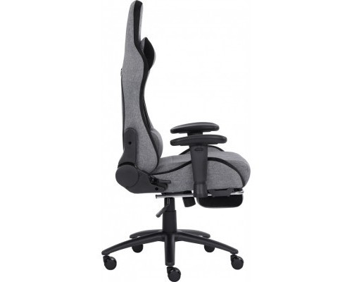 Крісло ігрове GT Racer X-2534-F Gray/Black Suede (X-2534-F Fabric Gray/Black Suede)