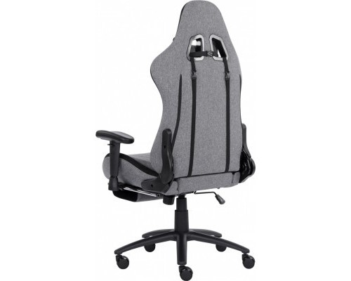 Крісло ігрове GT Racer X-2534-F Gray/Black Suede (X-2534-F Fabric Gray/Black Suede)