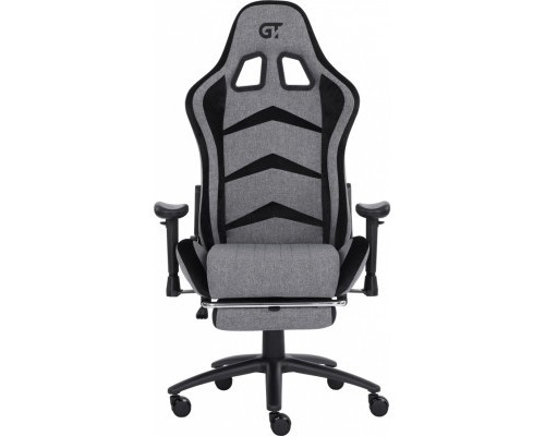 Крісло ігрове GT Racer X-2534-F Gray/Black Suede (X-2534-F Fabric Gray/Black Suede)