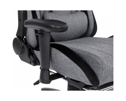 Крісло ігрове GT Racer X-2534-F Gray/Black Suede (X-2534-F Fabric Gray/Black Suede)