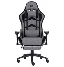 Крісло ігрове GT Racer X-2534-F Gray/Black Suede (X-2534-F Fabric Gray/Black Suede)