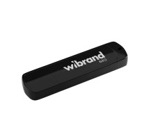 USB флеш накопичувач Wibrand 64GB Grizzly Black USB 2.0 (WI2.0/GR64P3B)
