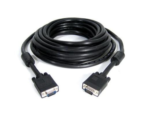 Кабель мультимедійний VGA 5.0m Cablexpert (CC-PPVGA-5M-B)