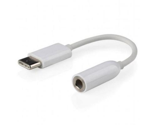 Перехідник Type-C to Jack 3.5mm female Cablexpert (CCA-UC3.5F-01-W)