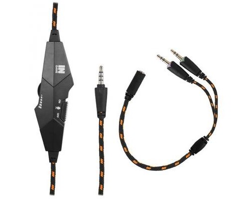 Навушники Gemix N20 White-Black-Orange Gaming