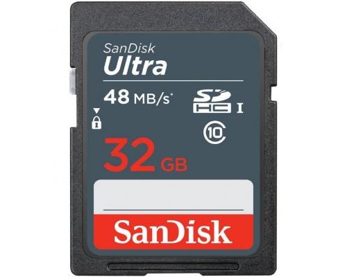 Карта пам'яті SanDisk 32GB SDHC class 10 UHS-I Ultra Lite (SDSDUNR-032G-GN3IN)