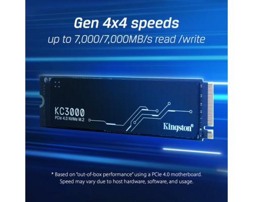 Накопичувач SSD M.2 2280 512GB Kingston (SKC3000S/512G)