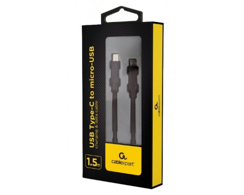 Дата кабель USB 2.0 Micro USB to USB-C 1.5m Cablexpert (CC-USB2-CMMBM-1.5M)