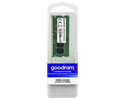 Модуль пам'яті для ноутбука SoDIMM DDR4 32GB 2666 MHz Goodram (GR2666S464L19/32G)